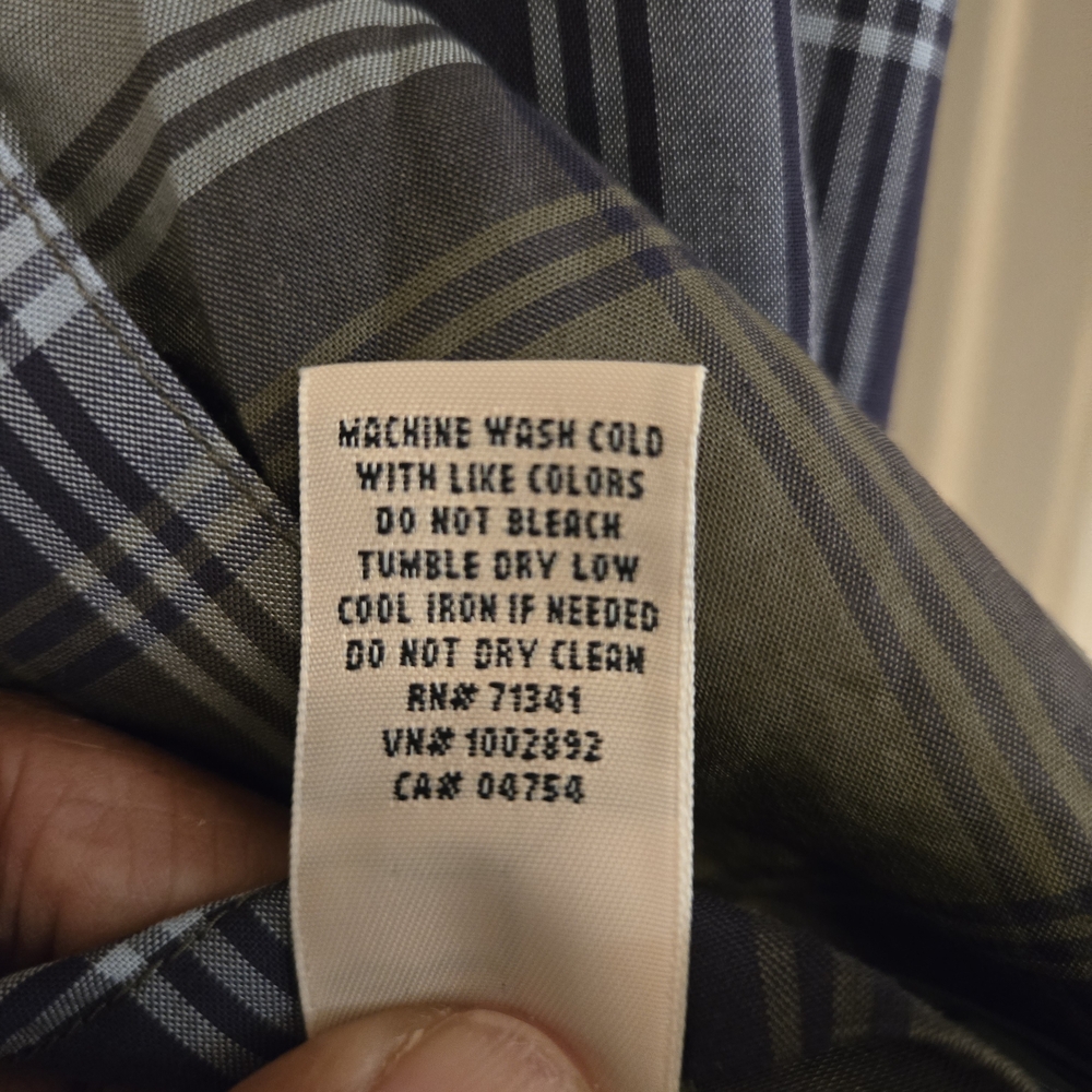 L.L. Bean Women's Short Sleeve Plaid Blouse Size 2X - Picture 8 of 8